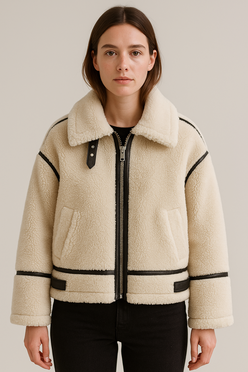 Rosa Damen Minikleid mit Puffärmeln