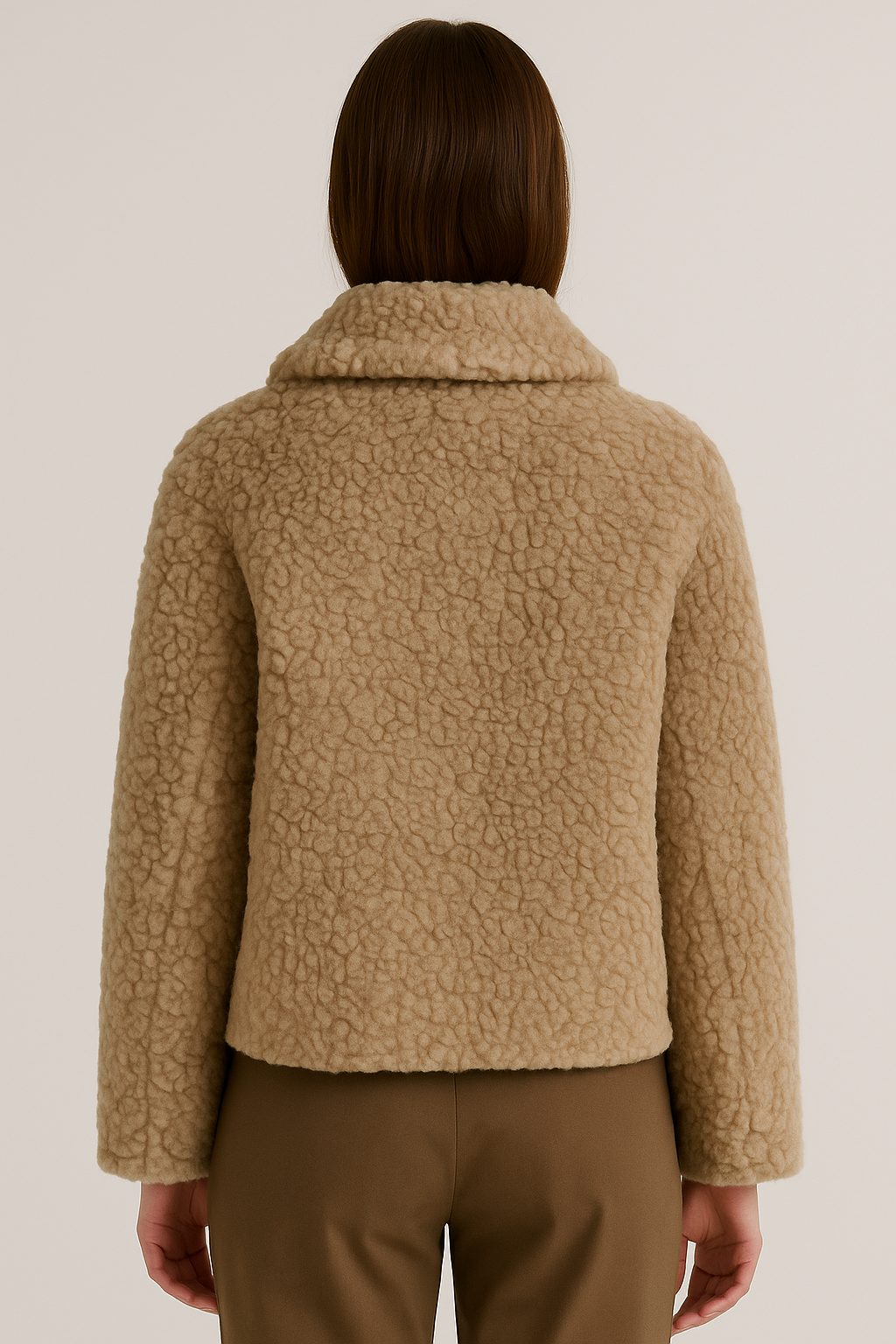 Rosa Damenkleid mit Puffärmeln